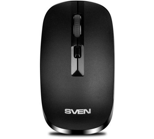Беспроводная мышь SVEN RX-260W чёрная (2,4 GHz, 3+1кл. 800/1200/1600DPI, блист.)