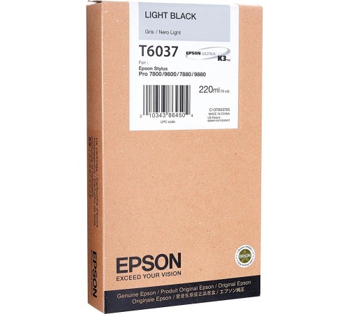 Картридж/ Epson I/C SP-7880/9880 220ml Light Black Картридж/ Epson I/C SP-7880/9880 220ml Light Black