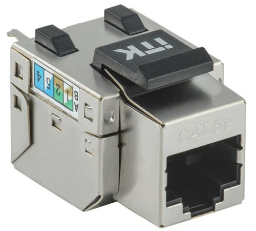 ITK Модуль Keystone Jack кат. 5E FTP 110 IDC 90 град. розет. ITK Модуль Keystone Jack кат. 5E FTP 110 IDC 90 град. розет.