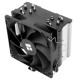 Кулер для процессора/ CPU Cooler Thermalright Burst Assassin 120 SE (4-pin PWM, 148mm, Al/Cu, 6x6mm, 1x120mm, 66.17CFM, 25.6dBA, 1550RPM, S: 1851/1700/1200/115X, AM5/AM4, silver, black)