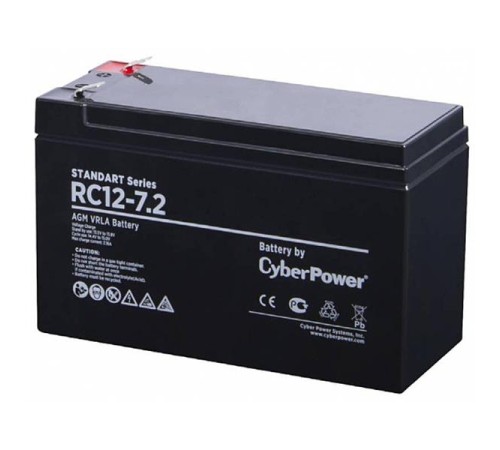 Аккумуляторная батарея CyberPower RC 12-7.2 / 12 В 7,2 Ач Аккумуляторная батарея CyberPower RC 12-7.2 / 12 В 7,2 Ач