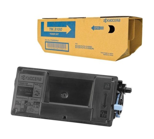 тонер-картридж Kyocera TK-3100/ Toner Cartridge Kyocera TK-3100 12 500 pages for FS-2100D, FS-2100DN, ECOSYS M3040dn, ECOSYS M3540dn тонер-картридж Kyocera TK-3100/ Toner Cartridge Kyocera TK-3100 12 500 pages for FS-2100D, FS-2100DN, ECOSYS M3040dn, ECOSYS M3540dn