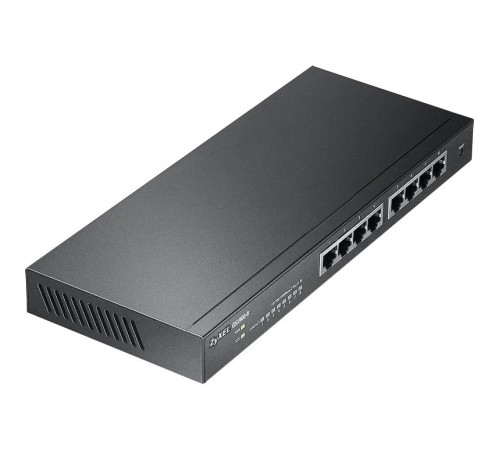 Коммутатор/ Zyxel GS1900-8 Smart L2 switch , 8xGE, desktop, silent