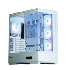 корпус ZALMAN P50 DS, ATX, WHITE, WINDOW, 2x3.5", 3x2.5", 1xUSB TYPE-C, 2xUSB3.0, SIDE 3x120mm ARGB, REAR 1x120mm ARGB