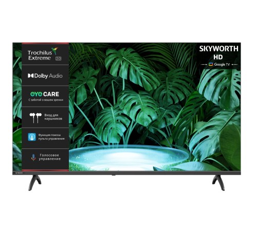 Телевизор ЖК 43'' Skyworth 43", Full HD, 200Nit, Google TV, DVB-T2/C/S2, 2.0 ch Sound 10W*2, 60Hz, 2 HDMI, 2 USB, Digital Audio Output, LAN, Composite output, CI, Выход для наушников, 2 Pole, безрамочный дизайн, 2025 Телевизор ЖК 43'' Skyworth 43", Full HD, 200Nit, Google TV, DVB-T2/C/S2, 2.0 ch Sound 10W*2, 60Hz, 2 HDMI, 2 USB, Digital Audio Output, LAN, Composite output, CI, Выход для наушников, 2 Pole, безрамочный дизайн, 2025