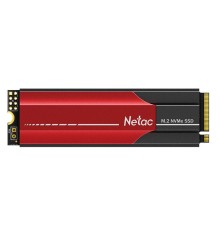 SSD накопитель Netac SSD N950E Pro 1TB PCIe 3 x4 M.2 2280 NVMe 3D NAND, R/W up to 3350/2800MB/s, IOPS(R4K) 400K/380K, TBW 800TB, 1024MB DRAM buffer, with heat sink, 5y wty