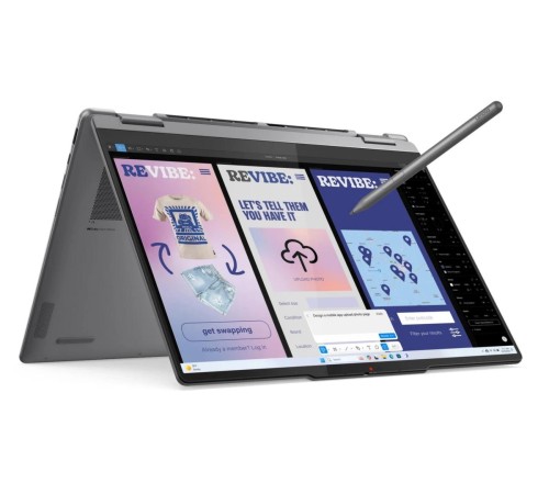 Ноутбук/ Lenovo Yoga 7 2-in-1 14ILL10 14"(1920x1200 OLED)/Touch/Intel Core Ultra 7 256V(2.2Ghz)/16384Mb/1024PCISSDGb/noDVD/Int:Intel Arc graphics/Cam/BT/WiFi/70WHr/war 1y/1.38kg/luna grey/noOS + 65W, Pen, RU kbd Ноутбук/ Lenovo Yoga 7 2-in-1 14ILL10 14"(1920x1200 OLED)/Touch/Intel Core Ultra 7 256V(2.2Ghz)/16384Mb/1024PCISSDGb/noDVD/Int:Intel Arc graphics/Cam/BT/WiFi/70WHr/war 1y/1.38kg/luna grey/noOS + 65W, Pen, RU kbd