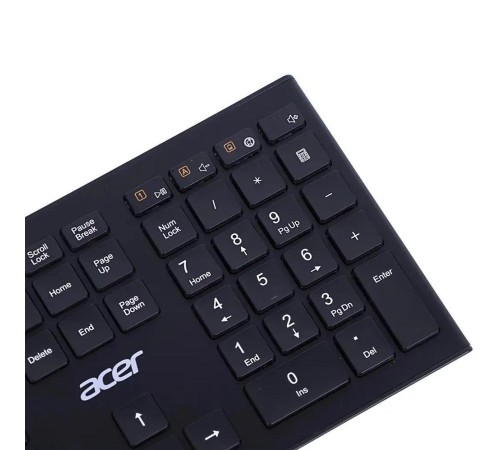 Клавиатура/ Клавиатура беспроводная Acer OKR010 Wireless 2.4G slim Multimedia black