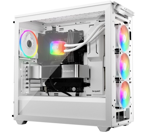 Водяное охлаждение для процессора/ Water Cooling System be quiet! LIGHT LOOP 360mm white (250W, 360mm, White, ARGB/ Fans: 3x120mm, 61.8CFM, 36.8dBA, 2100RPM/ Pump 2900RPM, Rad thickness 27mm/ S: 1851, 1700, 1200, 115X, AM5, AM4)