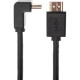 Кабель/ Кабель HDMI---HDMI ver 2.0 угловой коннектор 90град 3м,Telecom <TCG225-3M>