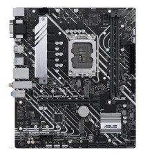 материнская плата ASUS PRIME H610M-A WIFI D4, LGA1700, B610, 2*DDR4, 4*SATA, 2*M.2, 2*USB 3.2, 4*USB 2.0, 1*PCIx16, 1*PCIx1, HDMI+DP+D-Sub, mATX; 90MB1C80-M0EAY0