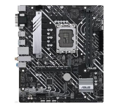 материнская плата ASUS PRIME H610M-A WIFI D4, LGA1700, B610, 2*DDR4, 4*SATA, 2*M.2, 2*USB 3.2, 4*USB 2.0, 1*PCIx16, 1*PCIx1, HDMI+DP+D-Sub, mATX; 90MB1C80-M0EAY0