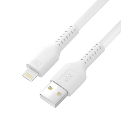 4PH Кабель 0.5m USB AM/Lightning - поддержка всех iOS, MFi, белый, 4PH-R90071 4PH Кабель 0.5m USB AM/Lightning - поддержка всех iOS, MFi, белый, 4PH-R90071