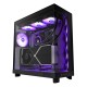 Корпус без блока питания/ Case NZXT H6 Flow RGB (2023), Midi-Tower, TG, 3x120mm RGB, 2xUSB-A 3.2 + 1xUSB-C 3.2, ATX, mATX, mITX Black