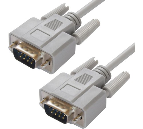 Greenconnect Кабель 1.8m 0-модемный COM RS-232 линковочный, DB9/DB9 9M/9M, серый, 30 AWG, GCR-DB902-1.8m Greenconnect Кабель 1.8m 0-модемный COM RS-232 линковочный, DB9/DB9 9M/9M, серый, 30 AWG, GCR-DB902-1.8m