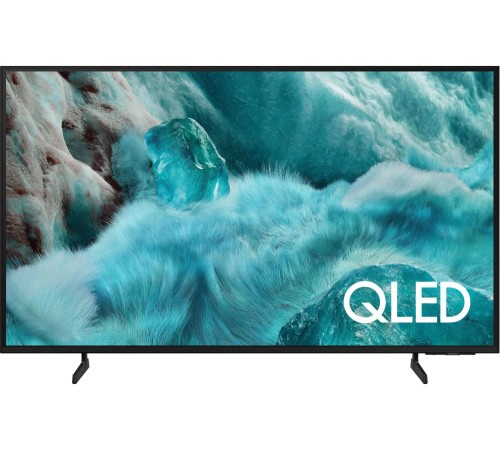Телевизор ЖК 55'' Samsung/ 55", QLED, Ultra HD, Tizen Smart TV, HDR10+, Wi-Fi, Voice, DVB-T2/C/S2, Bluetooth, CI+(1.4), 20W, OTS Lite, 3HDMI, 2USB, Titan Gray 2025