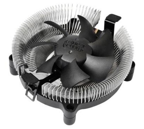 Кулер для процессора PCCooler E80 S775/115X/AM2/2+/AM3/3+/AM4/FM1/FM2/754/939/940 (72 шт/кор, TDP 65W, вент-р 80мм, 2200RPM, 22dBa) Retail Color Box