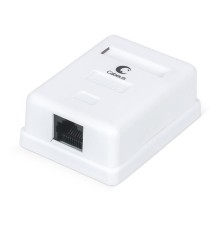 Розетка компьютерная RJ-45(8P8C), категория 6, одинарная Cabeus WS-8P8C-Cat.6-1 Розетка компьютерная RJ-45(8P8C), категория 6, одинарная, внешняя, Dual IDC
