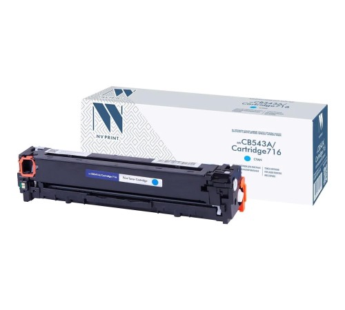 -/ Тонер-картридж NVP NV-CB541A/NV-716 Cyan универсальные для HP/Canon Color LaserJet CP1215/ CP1515n/ CM1312/ CM1312nfi/ i-SENSYS LBP-5050/ MF8030C/ MF8050C/ 8080C (1400k)