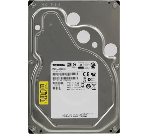 Жесткий диск/ HDD Toshiba SATA3 2Tb Server 512e 7200 128Mb 1 year warranty