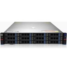 Серверная платформа/ Gooxi SR201-D12R-NV-G2 2U 12 bay server with NVME bp,based on AMD 9004 2 riser cards of PCIe5.0(X32 to x16x16)  2x rear SAS/SATA 2x rear NVME 1300W 1+1 PSU EU power cables rail kit