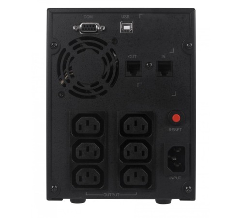 ИБП CyberPower VALUE 2200EI, Line-Interactive, 2200VA/1320W, USB&Serial, RJ11/RJ45, 6 IEC-320 С13 розеток, Black, 0.16х0.21х0.35м., 14.7кг./ UPS Line-Interactive CyberPower VALUE2200EILCD 2200VA/1320W USB/RS-232/RJ11/45 (6 IEC С13)