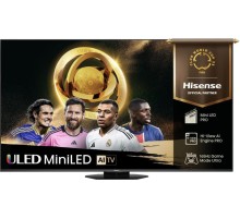 Телевизор Mini LED 65'' Hisense/ 65", Ultra HD, Mini LED, Local Dimming Zones 2048, 48-165Hz, Smart TV (ОС VIDAA U9), Wi-Fi 6E, DVB-T2/T/C/S2/S, HDR 10+, Dolby Vision, Dolby Atmos, Bluetooth, FreeSync Premium Pro, 4.1.2 ch 2*15W(Main)+2*10W(Side)+20W