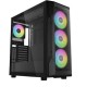 Корпус ПК без блока питания/ Case SAMA S40 Black, Midi-Tower, TG, 4x120mm ARGB, 2xUSB 3.0 + 1xUSB 3.1 Type-C, ATX, mATX, mITX Black