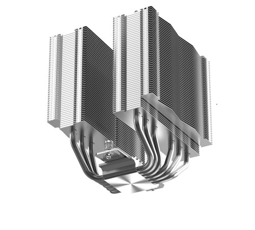 Кулер для процессора/ CPU Cooler SAMA A60L (265W, 4-pin PWM, 156.5mm, 6x6mm, ARGB, 2x120mm, 78CFM, 29dBA, 2200RPM, S: 1851/1700/1200/115X, AM5/AM4, silver)