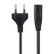 Кабель/ Кабель для аудио-видео техники IEC-320-C7, 2-pin 1,8m ,черный, iOpen<ACE023-1.8M>