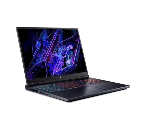 Ноутбук/ ACER Predator Helios Neo 18 PHN18-71-769D 18"(2560x1600 (матовый) IPS)/Intel Core i7 14650HX(2.2Ghz)/16384Mb/1024PCISSDGb/noDVD/Ext:nVidia GeForce RTX4050(6144Mb)/Cam/BT/WiFi/65WHr/war 1y/3kg/Black/NoOS