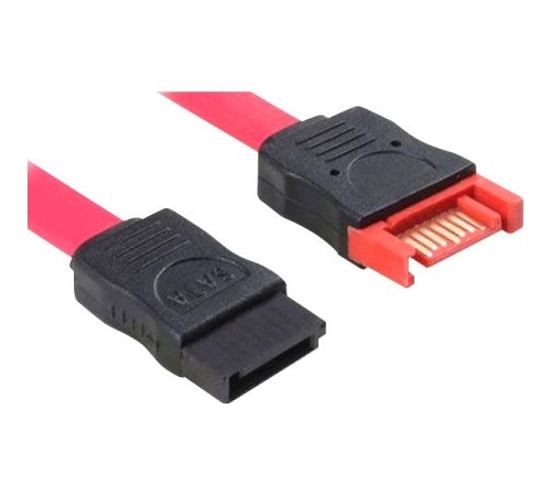 Кабель интерфейсный удлинитель SATA II 0.5 m GCR SATA II- SATA II, GC- ST103, до 3Gbps, 26 AWG, 7pin / 7pin, медь, пакет
