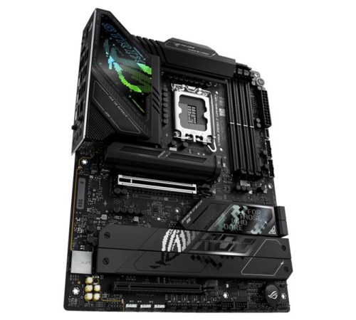 Материнская плата ASUS ROG STRIX Z890-F GAMING WIFI, LGA1851, Z890, 4*DDR5, 4*SATA, 5*M.2, 8*USB 3.2, 2*Type-C, 2*PCIx16, 2*Thunderbolt™ 4, HDMI+DP, ATX; 90MB1I40-M0EAY0
