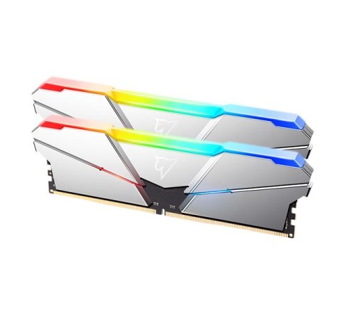 Оперативная память Netac Shadow RGB 32GB (2x16GB) DDR5-5600 (PC5-44800) C40 40-40-40-77 1.2V XMP Dual DIMM Kit Silver