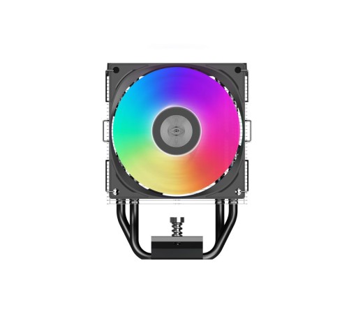 Кулер для процессора/ CPU Cooler PCCooler R400 ARGB BK (180W, 4-pin PWM, 133mm, Al/Cu, 4x6mm, ARGB, 1x92mm, 40.94CFM, 30dBA, 2200RPM, S: 1851/1700/1200/115X, AM5/AM4, black) Кулер для процессора/ CPU Cooler PCCooler R400 ARGB BK (180W, 4-pin PWM, 133mm, Al/Cu, 4x6mm, ARGB, 1x92mm, 40.94CFM, 30dBA, 2200RPM, S: 1851/1700/1200/115X, AM5/AM4, black)