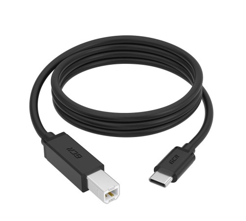 GCR Кабель 1.5m TypeC / USB 2.0 BM, черный, GCR-55250