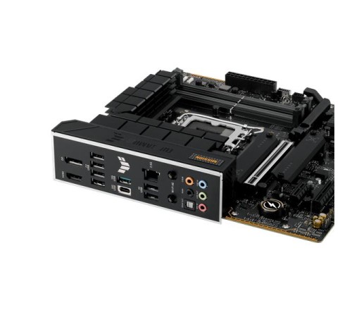 Материнская плата ASUS TUF GAMING B760M-PLUS WIFI II, LGA1700, B760, 4*DDR5, 4*SATA, 3*M.2, 3*USB 3.2, 4*USB 2.0, Type-C, 1*PCIx16, 1*PCIx4, 1*PCIx1, DP+HDMI, mATX; 90MB1HE0-M0EAY0