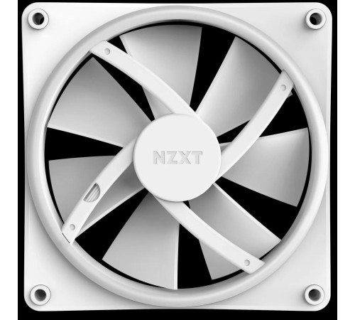 Кулер для корпуса ПК/ Case Cooler NZXT F140 RGB Duo (140x140x25mm, 4-pin PWM, RGB, 84.75CFM, 36dBA, 1800RPM, White)