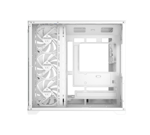 Корпус без блока питания/ Case PCCooler C3T700 ARGB WH, Midi-Tower, TG, 4x120mm ARGB, 1xUSB-A 3.0 + 1xUSB-A 2.0 + 1xUSB-C, ATX, mATX, mITX White