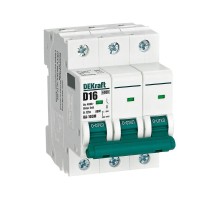 Авт. выкл. без теплозащиты 3P 16А х-ка D 6кА ВА-103M