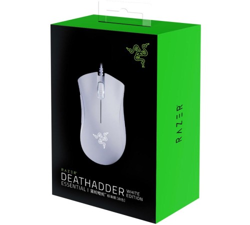 Игровая мышь Razer DeathAdder Essential - White Ed./ Razer DeathAdder Essential - White Ed. Gaming Mouse