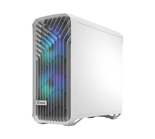 Корпус ПК без блока питания/ Case Fractal Design Torrent RGB TG Clear Tint, Full-Tower, 2x180mm + 3x140mm RGB, 2xUSB-A 3.2 + 1xUSB 3.2 Type-C E-ATX, SSI-CEB, SSI-EEB, ATX, mATX, mITX White
