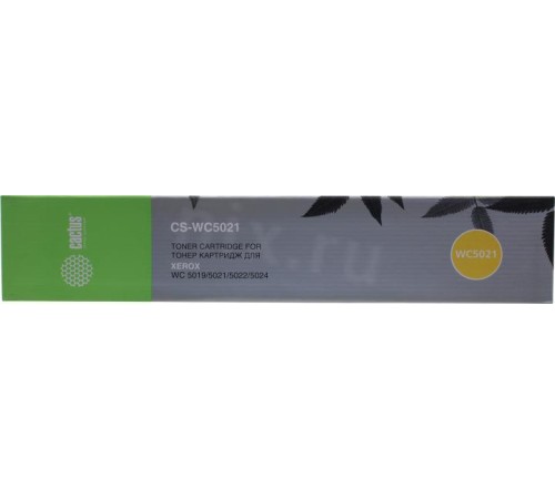 -/ Картридж лазерный Cactus CS-WC5021 006R01573 черный (9000стр.) для Xerox WorkCentre 5019/5021/5022/5