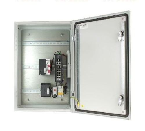 Уличный коммутатор OSNOVO OS-46T1(SW-80822/ILR) Уличный управляемый (L2+) коммутатор на 12 портов с термостабилизацией на базе уличной станции OSNOVO OS-46T1. Порты: 2xGE (10/100/1000Base-T) с PoE BT (до 90W) + 6xGE (10 Уличный коммутатор OSNOVO OS-46T1(SW-80822/ILR) Уличный управляемый (L2+) коммутатор на 12 портов с термостабилизацией на базе уличной станции OSNOVO OS-46T1. Порты: 2xGE (10/100/1000Base-T) с PoE BT (до 90W) + 6xGE (10