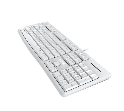 Клавиатура проводная Dareu LK185 White (белый), мембранная, 104 клавиши, EN/RU, 1,5м, размер 440x147x22мм Клавиатура проводная Dareu LK185 White (белый), мембранная, 104 клавиши, EN/RU, 1,5м, размер 440x147x22мм