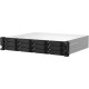 Сетевое хранилище без дисков/ SMB QNAP TS-1264U-RP-4G NAS 12 HDD trays, rackmount 2U, 2 PSU. 4-core Intel Celeron N5095 2.0-2.9 GHz, 8 GB RAM up to 8 GB, 2x2.5 Gigabit Ethernet, 2xUSB 3.2 Gen 2 (10Gbps). 2xUSB 2.0., 1xHDMI . PCIe Gen 3 x2 , W/o rail kit R