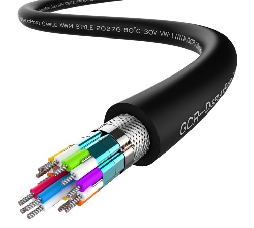 Greenconnect Кабель 1.8m DisplayPort v1.2, 19M/19M, черный, 28/28 AWG, GCR-DP2DP-1.8m Greenconnect Кабель 1.8m DisplayPort v1.2, 19M/19M, черный, 28/28 AWG, GCR-DP2DP-1.8m