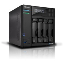 Сетевое хранилище ASUSTOR AS6704T 4-Bay NAS/Intel Celeron N1505 2,0GHz/4GB DDR4, noHDD(HDD,SSD)/2x2,5Gbe(LAN)/2xUSB3.2,HDMI