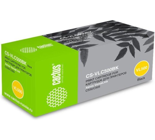 -/ Картридж лазерный Cactus CS-VLC500BKRU 106R03880 черный (5000стр.) для Xerox VersaLink C500/C505