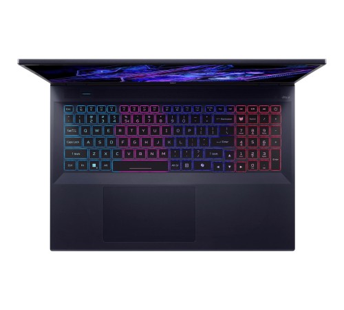 Ноутбук/ ACER Predator Helios Neo 18 PHN18-71-79ZH 18"(2560x1600 (матовый) IPS)/Intel Core i7 14650HX(2.2Ghz)/16384Mb/1024PCISSDGb/noDVD/Ext:nVidia GeForce RTX4060(8192Mb)/Cam/BT/WiFi/65WHr/war 1y/3kg/Black/NoOS